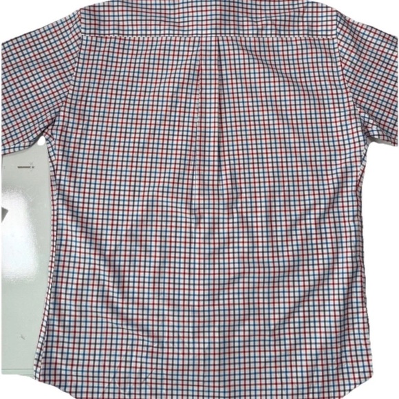 Peter Millar Red and Blue Casual Button Down Shirt - Picture 4 of 8